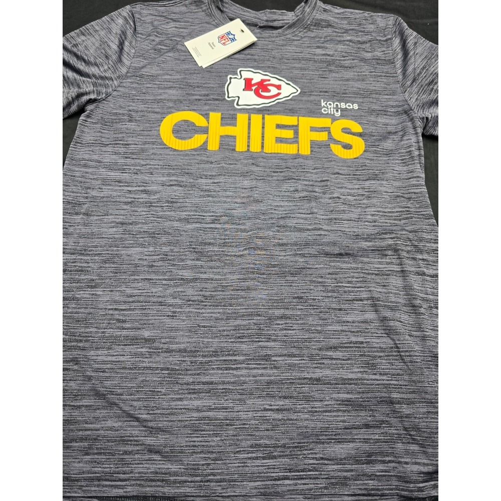 Nike Mens Kansas City Chiefs Sideline Velocity Dark Grey Tee Tshirt New Size M - Picture 5 of 6